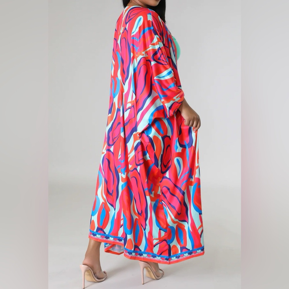 Waikiki Kimono Short Set - Picture 2 of 3